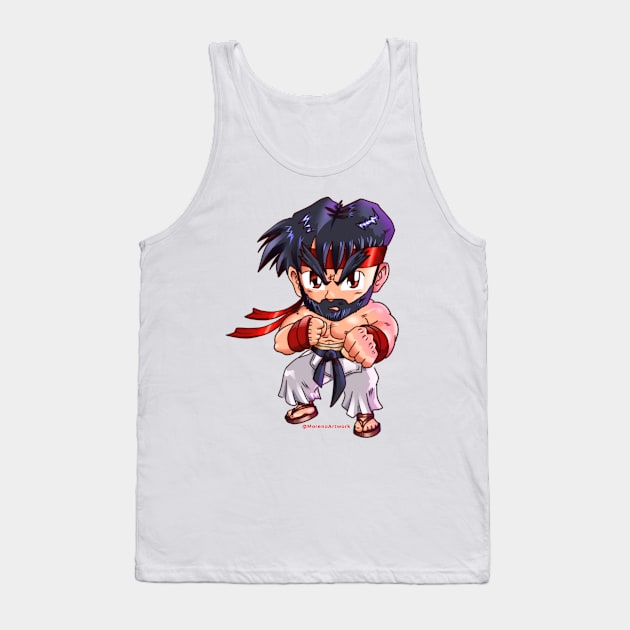 90's Fighter Tank Top by MorenoArtwork